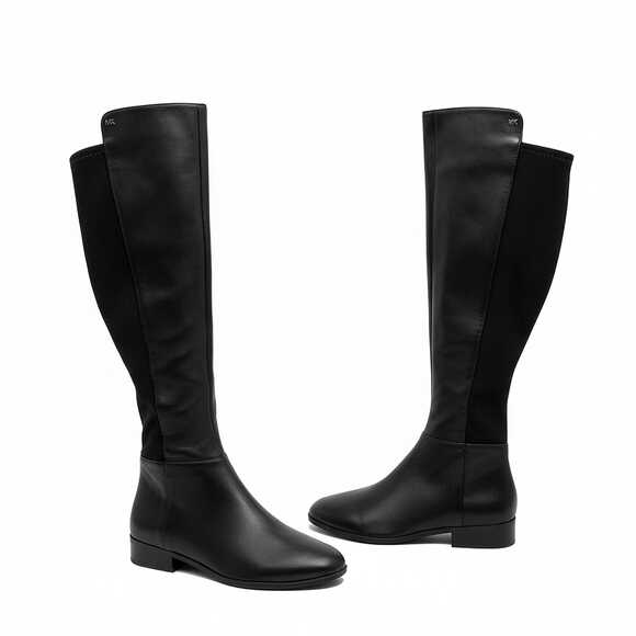 MICHAEL Michael Kors Shoes - MICHAEL Michael Kors Black Leather Riding Boots | Women’s US 7.5